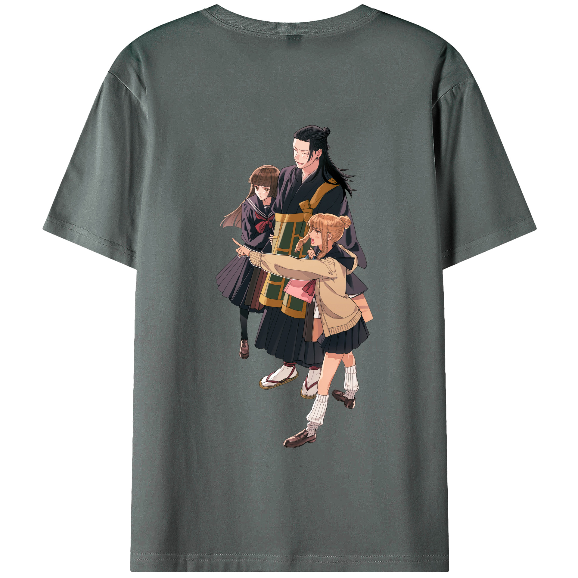 （画像用） 呪術廻戦 Jujutsu Kaisen 綿100％半袖Tシャツ（背面プリント）
